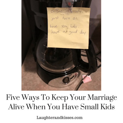 Five ways to keep your marriage alive when you have small kids