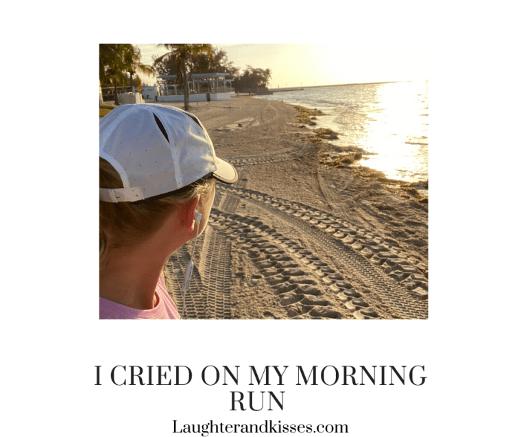 i cried on my morning run